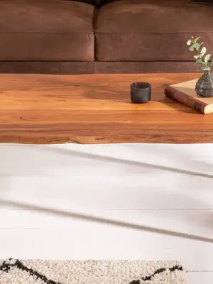 Originální Moderní konferenční stolek z masivu Organic Living Akácie 110cm
