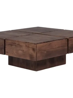 Designový konferenční stolek Cube Akácie 80cm Must-Have
