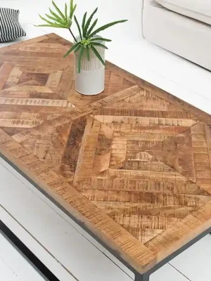 Must-Have Moderní konferenční stolek z masivu Infinity Home Mango 100cm