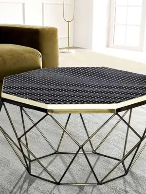 Originální Intarzovaný konferenční stolek Diamond 70cm