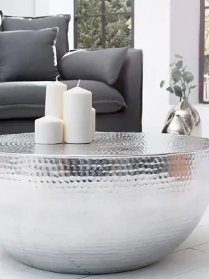 Extravagantní konferenční stolek Orient II stříbrný 60cm Kup Teď