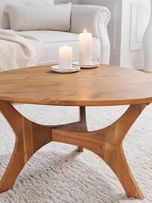 Dřevěný konferenční stolek Architecture Akácia 70cm Bezpečná Platba