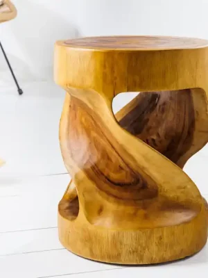 Nejprodávanější Luxusní dřevěný odkládací stolek Arte Suar 35cm