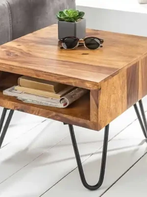 Časově Omezené Luxusní odkládací stolek z masivu Scorpion Sheesham 45cm