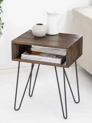 Must-Have Designový odkládací stolek Arca Akácie 40cm