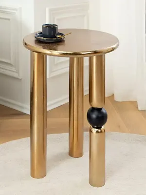 Designový odkládací stolek Orbis zlatý 55cm Koupit Online