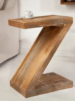 Designový odkládací stolek z masivu Z Mango 45cm Omezená Nabídka