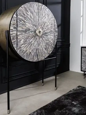 Nakupujte Hned Designová dřevěná barová skříňka Heritage Mosaik 100cm
