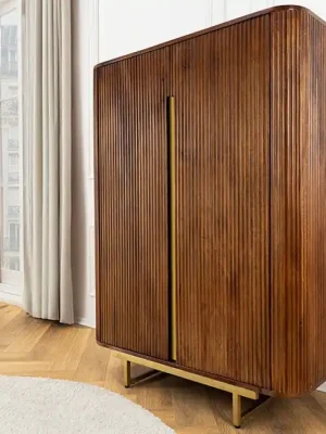 Luxusní barová skříňka Gatsby Mango 95cm Dokud Zásoby Vydrží