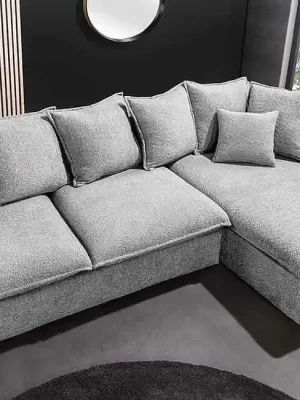 Rohová sedací souprava Heaven šedá bouclé 255cm Objednat Nyní