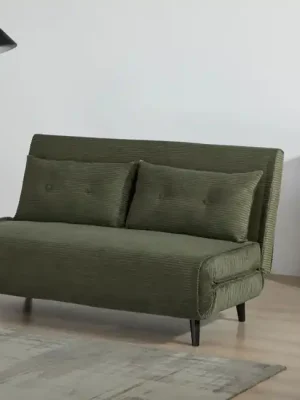 Objednat Nyní Multifunkční polohovací křeslo Mora manšestr zelená 140cm