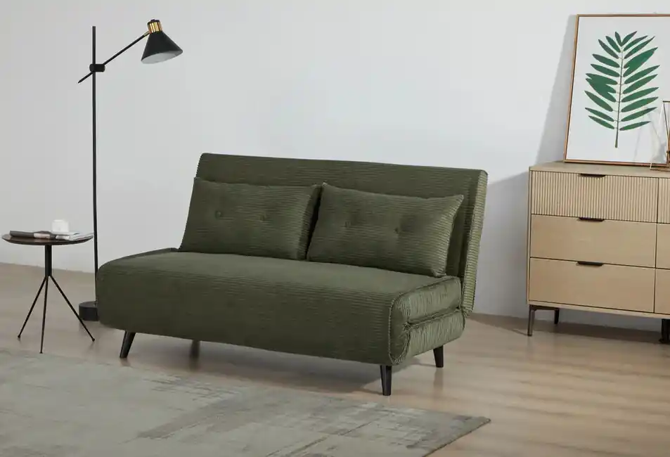 Objednat Nyní Multifunkční polohovací křeslo Mora manšestr zelená 140cm