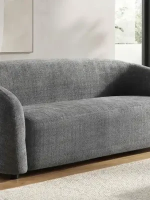 Designová 3místná pohovka Milo 198 cm v šedé barvě Akční Nabídka