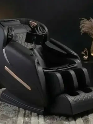 Masážní křeslo Imperio 4D Exkluzivní černá edice pro dokonalý relax Must-Have