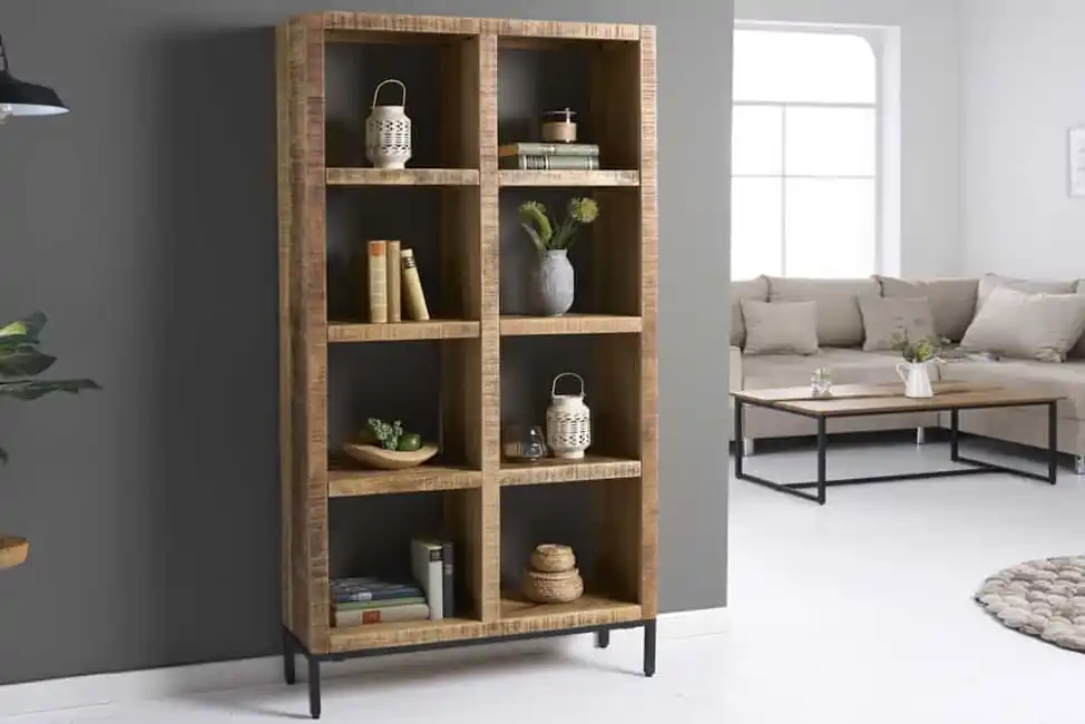 Must-Have Designový regál z masivu Iron Craft XL Mango 176cm