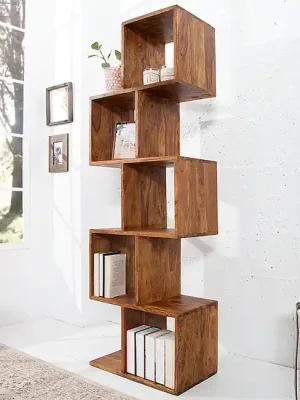 Finální Výprodej Designový regál z masivu Makassar Sheesham 150cm