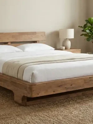 Must-Have Manželská postel Nara 180x200 akácie bělená