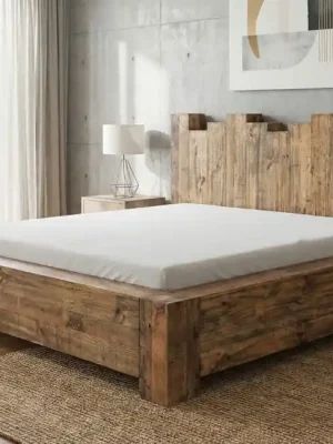 Trámová postel Bastion 180x200 Masiv Borovice Nová Kolekce