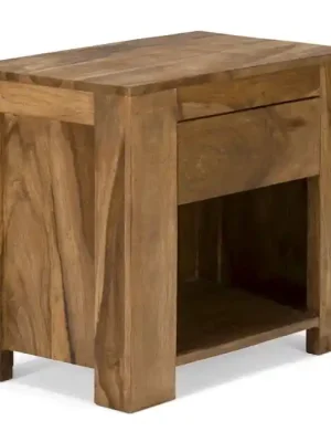 Nízká Cena Luxusní noční stolík z masívu Agra sheesham 55cm