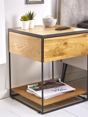 Pouze Dnes Moderní noční stolek z masivu Scorpion Dub 40cm