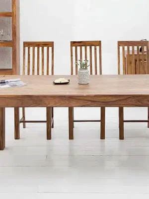 Elegantní jídelní stůl z masivu Makassar Sheesham 160cm Výprodej