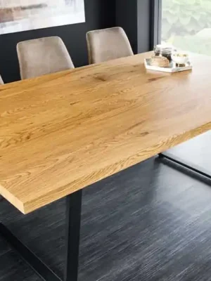 Moderní jídelní stůl z MDF Loft Dub 160cm Cenově Výhodný