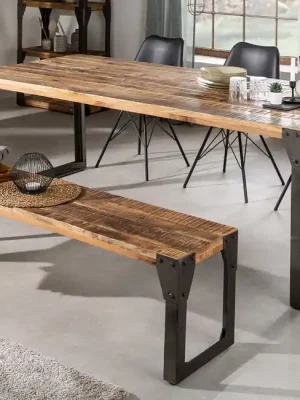 Moderní jídelní stůl z masivu Factory Mango 200cm Odeslání Ihned