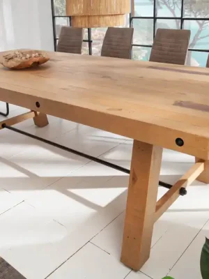 Must-Have Moderní jídelní stůl z masivu Finca Borovice 240cm