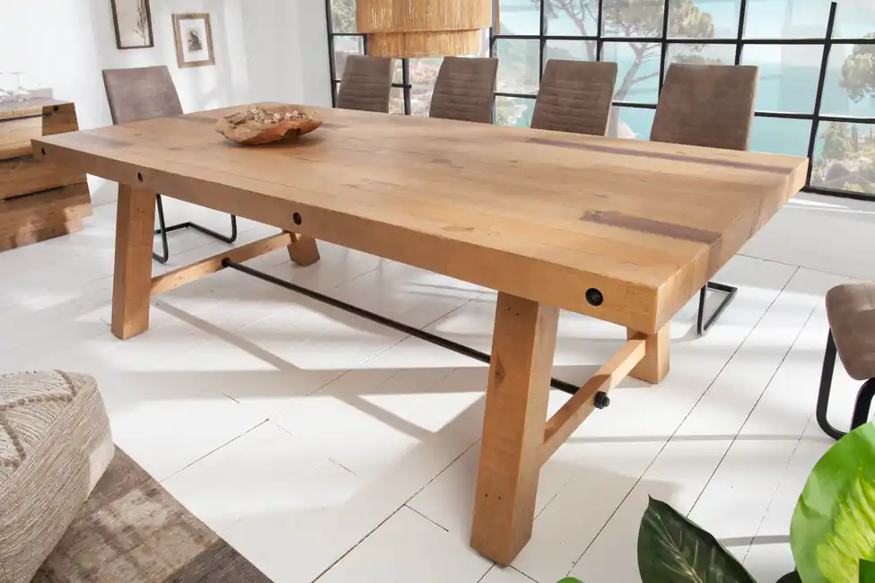 Must-Have Moderní jídelní stůl z masivu Finca Borovice 240cm