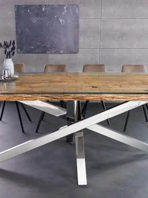 Kup Teď Luxusní jídelní stůl z masivu Barracuda Teak 220cm