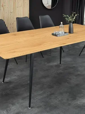 Rozkládací jídelní stůl Oslo 120-160 cm – Divoký dub Nejprodávanější