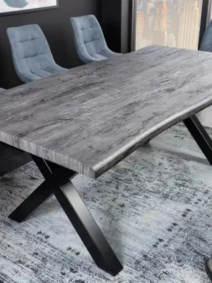 Jídelní stůl z MDF Aspen šedý divoký dub 160cm Ihned K Objednání