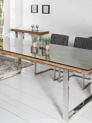 Luxusní jídelní stůl z masivu Euphoria Barracuda Teak 180cm Ihned K Objednání