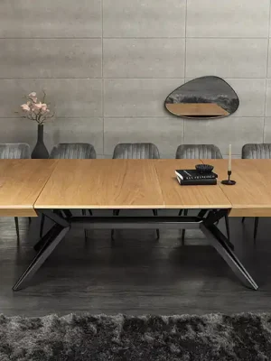 Nízká Cena Moderní roztahovací stůl do jídelny Maison dub 200-320cm