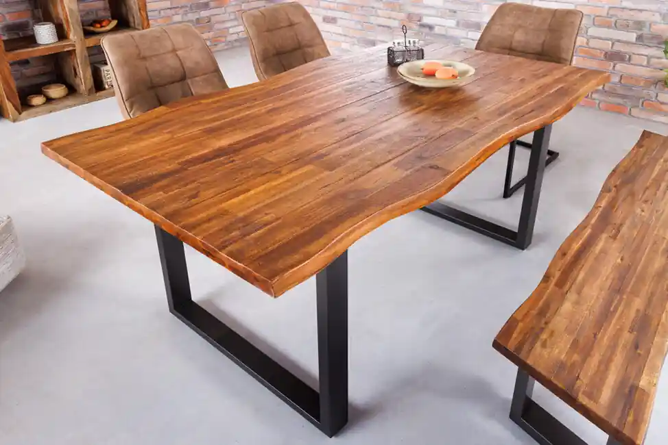 Nejprodávanější Luxusní jídelní stůl z masivu Genesis Akácie 140cm