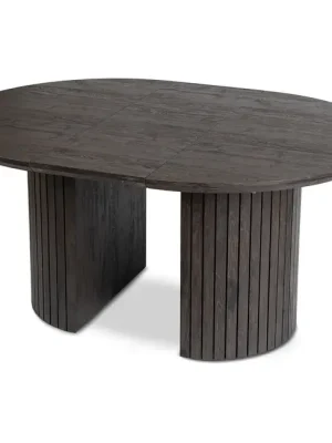 Rozkládací jídelní stůl Jack 120-160cm MDF Tmavý dub Bezpečná Platba