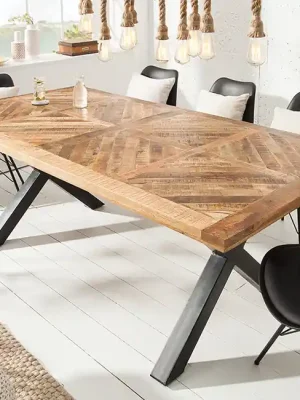 Omezená Nabídka Exkluzivní jídelní stůl z masivu Infinity Home Mango 160cm