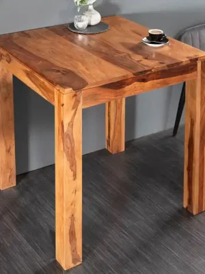 Designový jídelní stůl z masivu Lagos Sheesham 70cm Bezpečná Platba