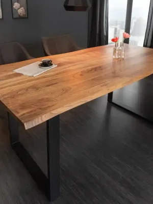 Vysoce Kvalitní Luxusní jídelní stůl z masivu Mammut Akácie 180cm 26mm