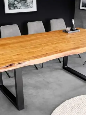 Must-Have Designový jídelní stůl z masivu Mammut Akácie 200cm 50mm