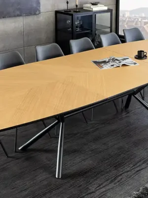 Nízká Cena Moderní rozkládací stůl do jídelny Sorrento dub 180-270cm