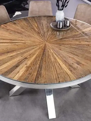 Poslední Šance Luxusní jídelní stůl z masivu Barracuda Teak 140cm