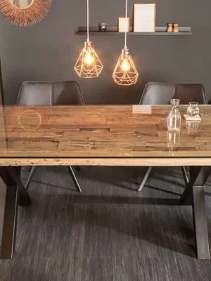 Luxusní jídelní stůl z masivu Barracuda X Teak 180cm Speciální Cena
