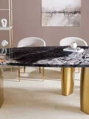 Expresní Doručení Luxusní mramorový jídelní stůl Calais 200cm
