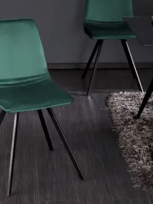 Zlevněný Designová jídelní židle Amsterdam zelená
