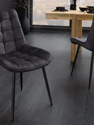 Designová jídelní židle Granby šedá samet Nakupujte Hned