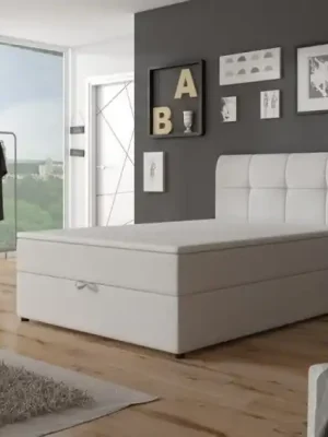 Výprodej Postel boxspring Izmir 120x200 bílá