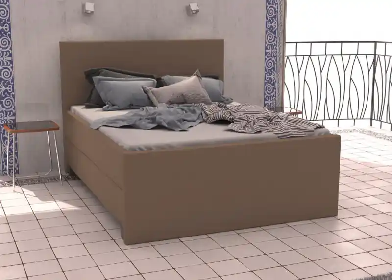 Postel boxspring Matyas 190x200 s úložným prostorem - výběr barev Top Prodej