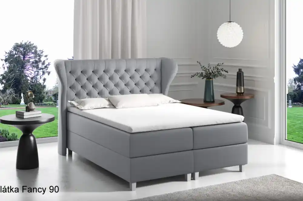 Horká Nabídka Postel boxspring Palacio 140x200 cm - výběr barev