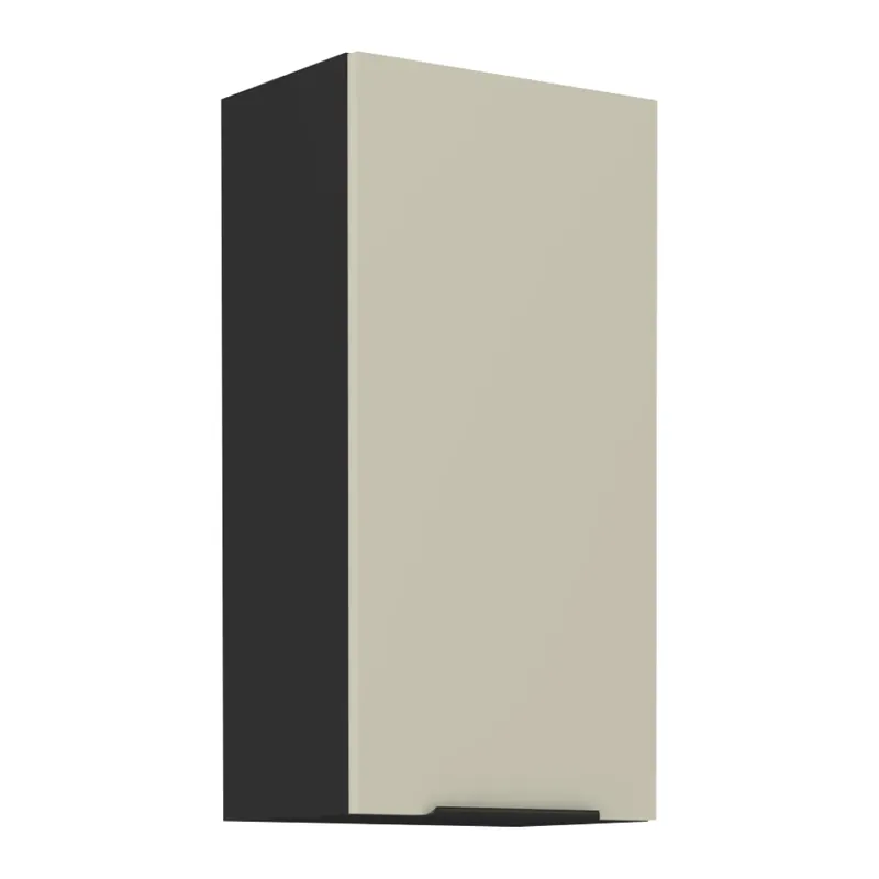 Horní skříňka, cashmere / černá, ARAKA 45 G-90 1F Expresní Doručení